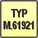Piktogram - Typ: M.61921